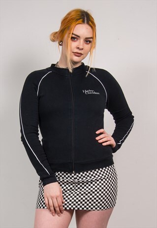 HARLEY DAVIDSON Y2K 90'S BLACK TRACKSUIT JACKET