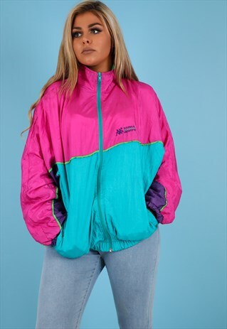 VINTAGE SHELL JACKET IN MULTI NJ488