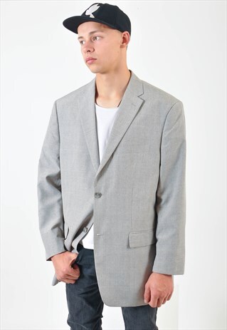 VINTAGE 90'S CHECKED BLAZER JACKET