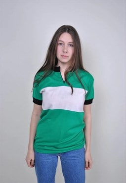 90s green tshirt, rave tee, Size S