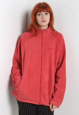 Vintage Columbia Fleece Jacket Red