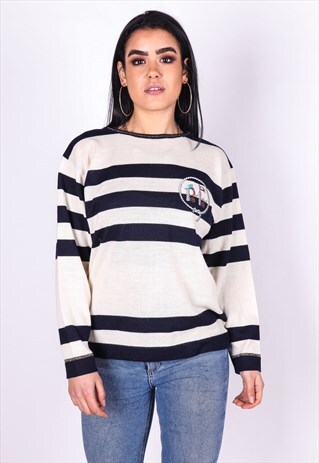 VINTAGE PATTERNED KNIT JUMPER K709