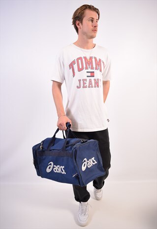 VINTAGE ASICS SPORT BAG BLUE