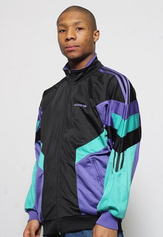 VINTAGE ADIDAS ORIGINALS TRACK JACKET BLACK