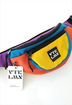 Unisex Multicolor Shoulder & Bum Bag 