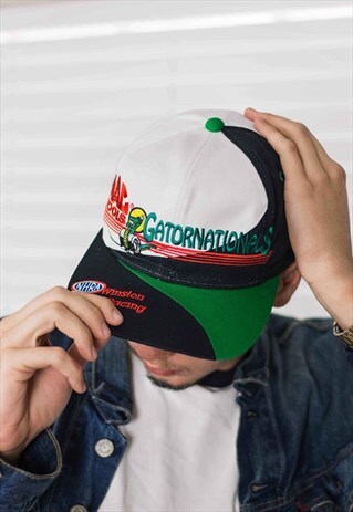 VINTAGE NHRA WINSTON RACING CAP LOGO 90S X 2.9