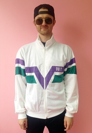 AMAZING TRACK JACKET IN WHITE