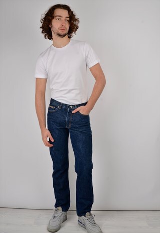VINTAGE CALVIN KLEIN JEANS IN BLUE 30 30