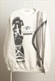 Kansai Sicuro Vintage Men Crewneck Abstract Sweatshirt 