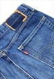 VINTAGE LEVIS 505 STRAIGHT LEG JEANS DARK BLUE W33 BV21749