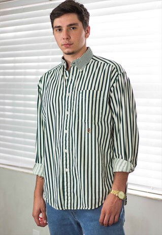 VINTAGE TOMMY HILFIGER SHIRT LOGO 90S M 11.7