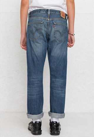 VINTAGE BLUE LEVI'S 501 FIT DENIM JEANS