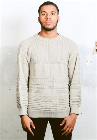 VINTAGE CABLE KNIT JUMPER