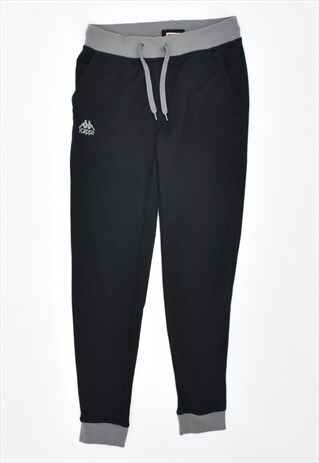 VINTAGE 90'S KAPPA TRACKSUIT TROUSERS BLACK