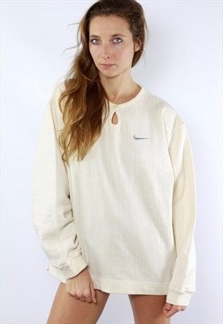 BEIGE NIKE SWEATER / SWEAT SHIRT NIKE / JUMPER
