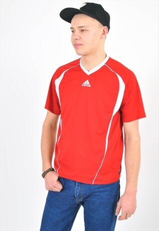 VINTAGE ADIDAS JERSEY IN RED