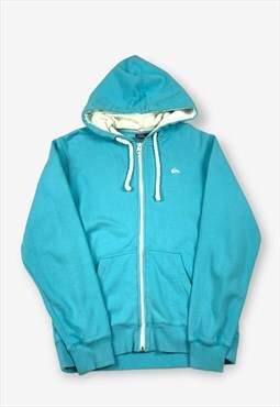 Vintage quiksilver zip hoodie pale blue medium BV18410