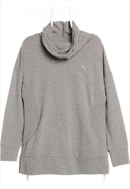 Puma 90's Turle Neck Cotton Sweatshirt Large Grey