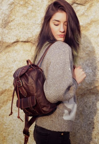 SMALL COCO RUCKSACK 80'S STYLE (ONE FRONT POCKET)