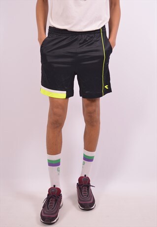 VINTAGE DIADORA SHORTS BLACK