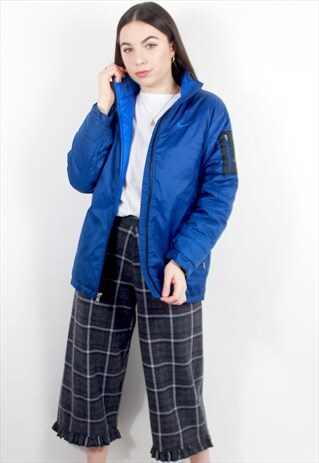 90'S RETRO BLUE PUFFER JACKET