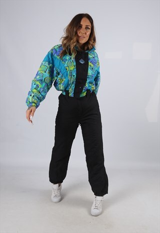 VINTAGE SKISS FULL SKI SUIT SNOW SPORTS UK 8 - 10 (JDP)