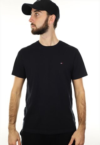 VINTAGE TOMMY HILFIGER SMALL BOX LOGO T SHIRT TEE