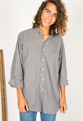 VINTAGE 80S POLO RALPH LAUREN SHIRT / R0121
