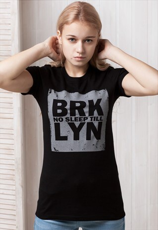 NO SLEEP TILL BROOKLYN T SHIRT - HIP HOP NY NYC NEW YORK RAP