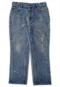 Vintage Carhartt FR Straight Leg Workwear Denim Jeans Mens