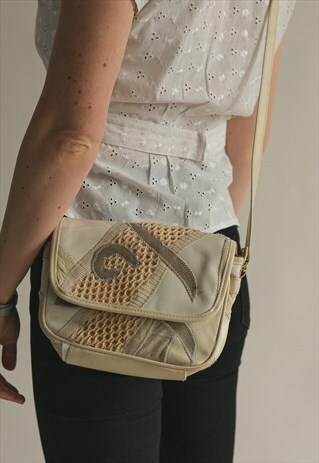 VINTAGE 80S' PATCHWORK SHOULDER BAD