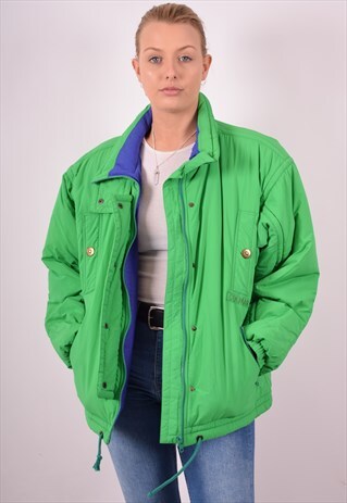 WOMENS VINTAGE JACKET XL GREEN 90S