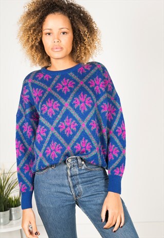 LAST UNIT SALE / VINTAGE 80S CASUAL KNIT JUMPER