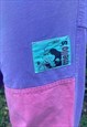 MELLOS PINK AND PURPLE PATCHWORK COTTON FUNKY JEANS