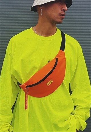FMC LOGO BUM BAG NEON ORANGE