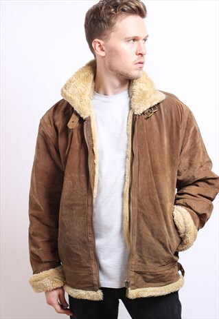 VINTAGE SUEDE AVIATOR JACKET