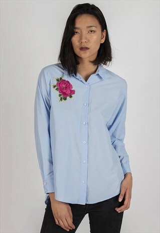CHEMISE OVER ROSE ROUGE