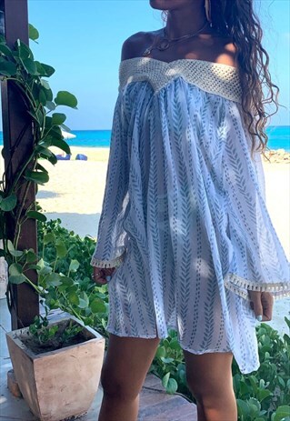 FLIRTY FAYOUMI BEACH COVERUP
