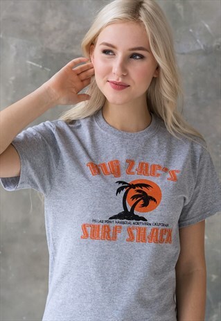 SURFER TEE BIG ZAC'S SURF SHACK RETRO VINTAGE STYLE T SHIRT