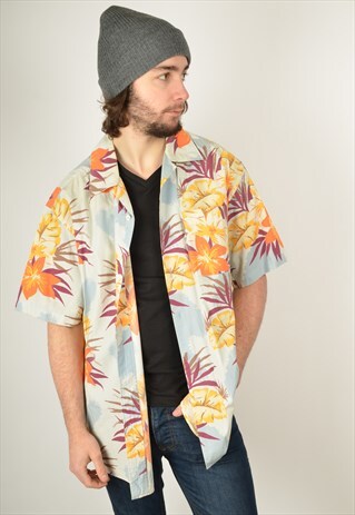 VINTAGE HAWAIIAN PATTERNED FESTIVAL SHIRT