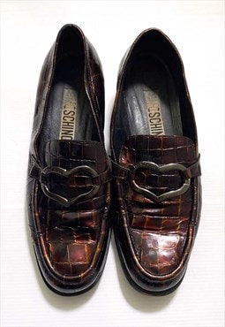 Vintage 90s leather loafers 