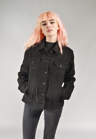 VINTAGE LEVI'S BLACK DENIM JACKET