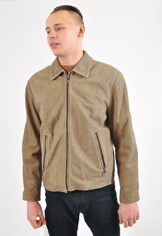 VINTAGE 90'S SUEDE LEATHER JACKET