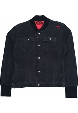 Vintage 90's Puma Denim Jacket Button Up Denali JacketSwoosh