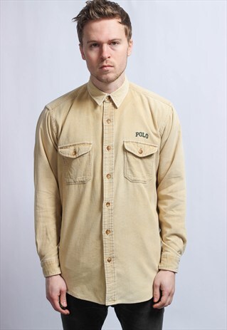 VINTAGE POLO RALPH LAUREN CORDUROY SHIRT