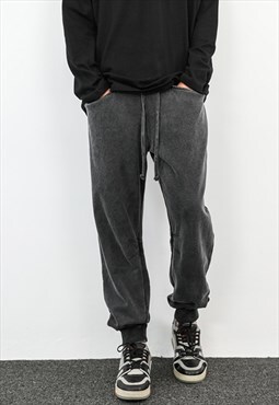 black washed sweatpants