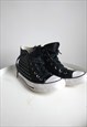 VINTAGE LEATHER CONVERSE ALL STAR SNEAKERS SHOES TRAINERS