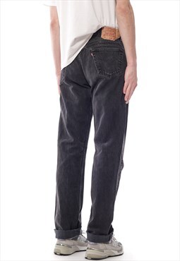 Vintage LEVIS 501 Jeans Denim Pants 90s Wash Grey