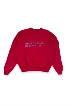United Colors of Benetton embroidered spell out sweatshirt 