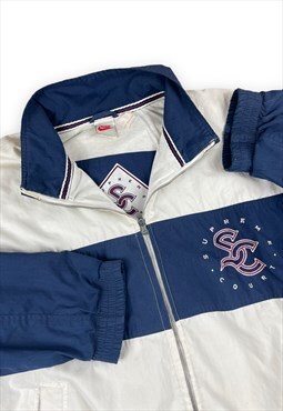 Nike Supreme Court Vintage 90s Blue and white track jacket